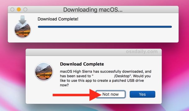 mac os sierra installer download
