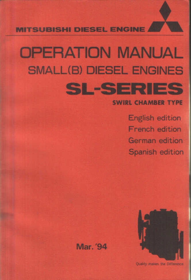 mitsubishi s3l2 service manual